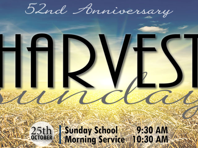 Harvest Sunday 2015 - Website Post
