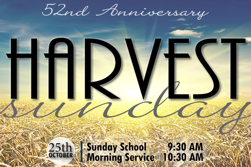 Harvest Sunday 2015 - Website Post