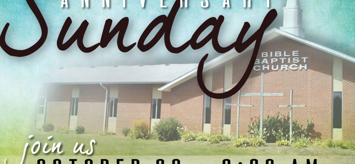 2019 Anniversary Sunday