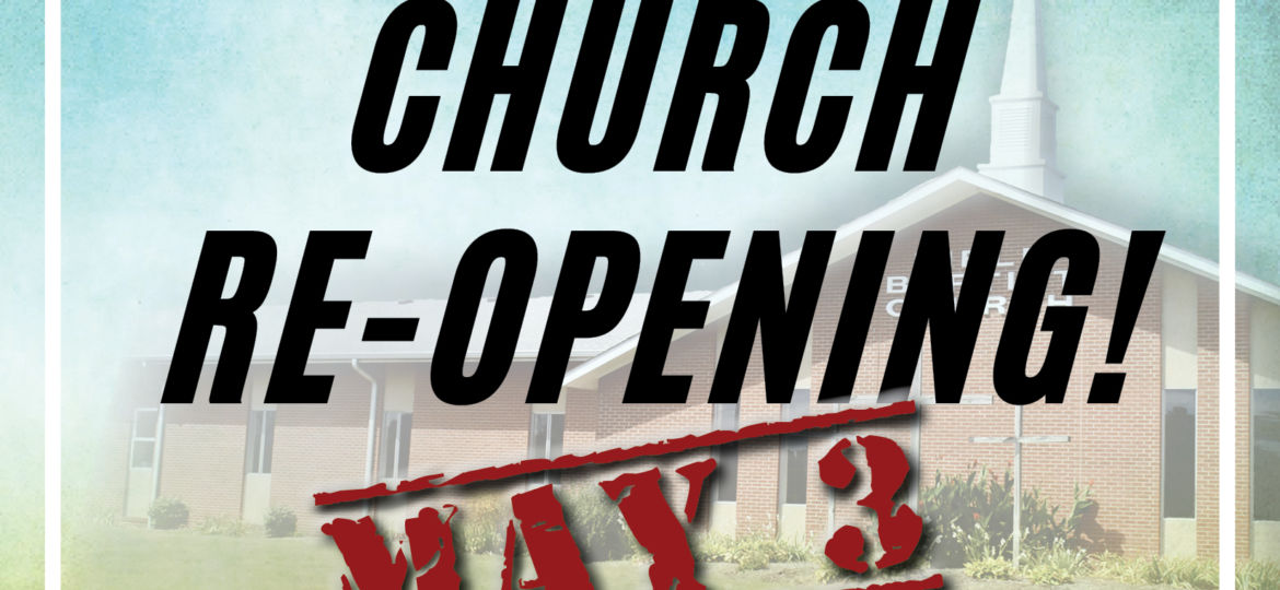 Church Re-Opening Pic