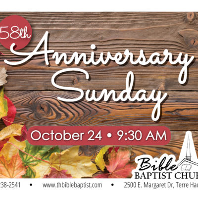 2021 Anniversary Flyer Single Front