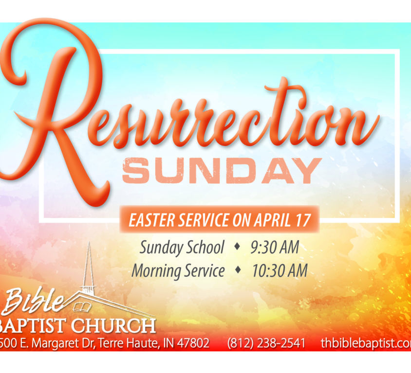 2022 Easter Flier (Front - Single)