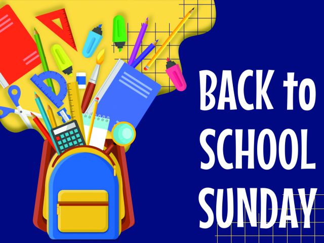Back To School Sunday - Web Post